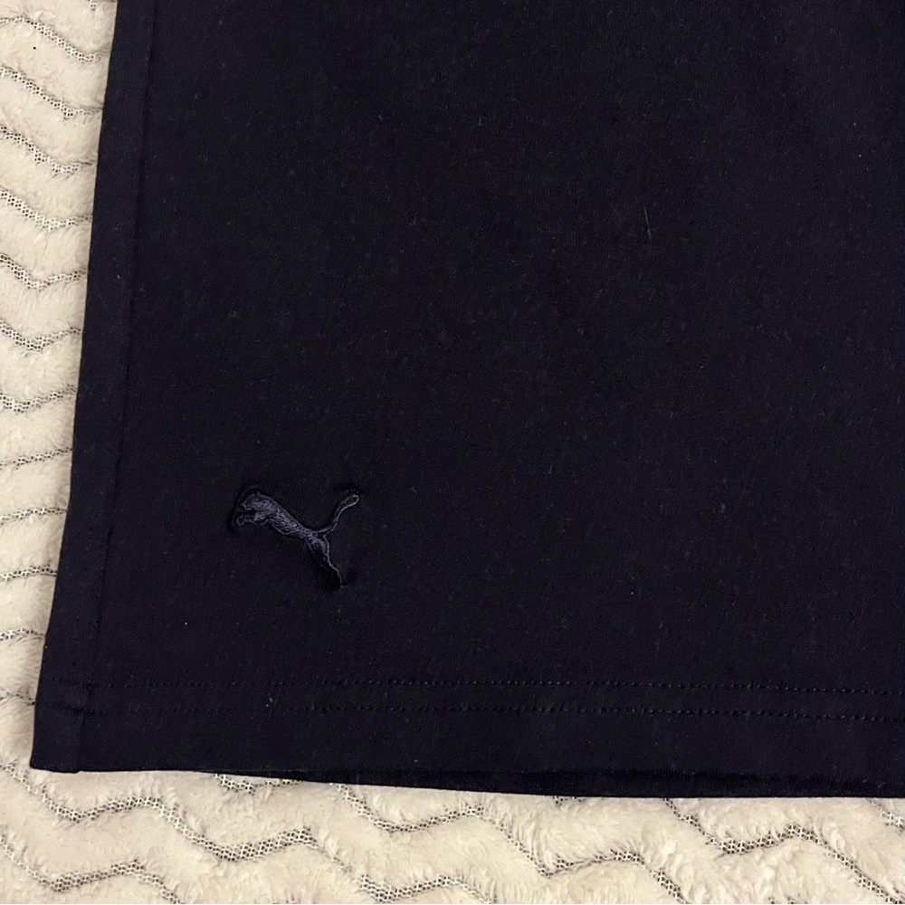 Puma USP Black Flare Leg Mid Rise Yoga Activewear Pull On Stretch Pants Sz M - Picture 5 of 8